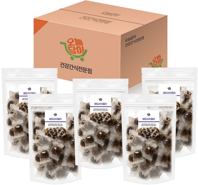 오늘담아 고농축 배도라지 까먹는 젤리, 5개, 184g