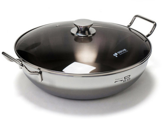 키친아트 [규촌키친] 통삼중 일품 웍 궁중팬 궁중전골 전골팬 전골냄비 (28~36cm) 모음 (양수웍 양수궁중팬 튀김팬 중국요리 중식팬 인덕션궁중팬 인덕션전골냄비 인덕션웍), 30cm, 1개