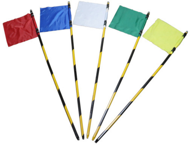 측량깃발 고추 측량 말뚝 측량기준점, 청색, 1개