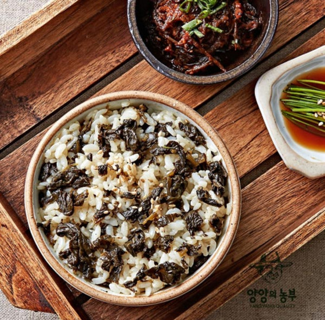 밥에 올려먹는 곤드레 나물 비빔밥 간장맛 비빔밥용 양념 곤드레나물 80g 6봉, 6개