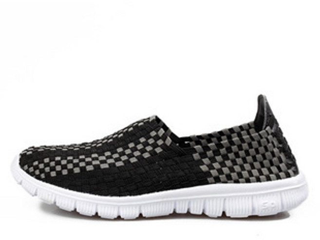 DURI 우븐 슈즈 통기성 남녀공용 봄 여름 커플 캐주얼 운동화 발편한 슬립온 스니커즈