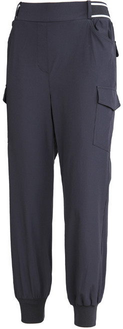 [투엘라] 여성 카고 조거 밴딩 팬츠_레터링 포인트 나일론 골프 아웃도어 스포츠 빅사이즈 밴딩 바지