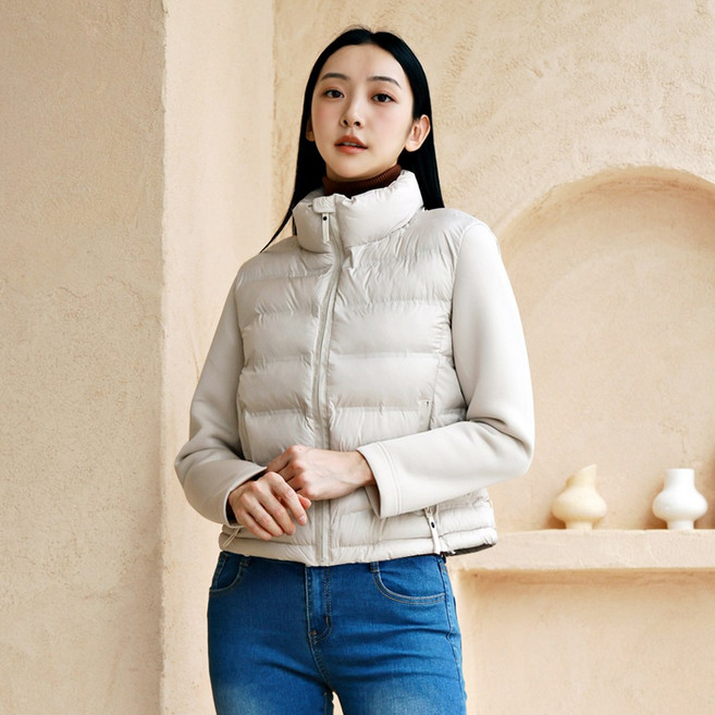 몬스터캐나다 여성 하이브리드경량패딩 점퍼 빅사이즈