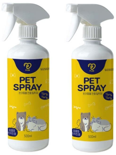 피랩 반려동물 탈취제 일랑일랑향, 2개, 500ml