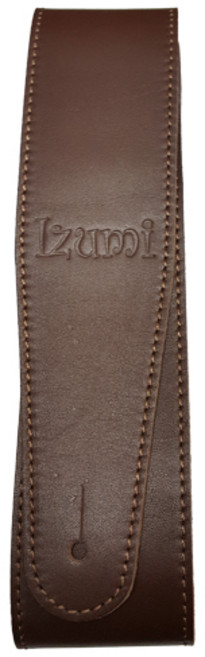 이즈미 가죽 기타스트랩 브라운 천연 소가죽멜방 통기타 어쿠스틱 일렉 전기 베이스기타, 1개