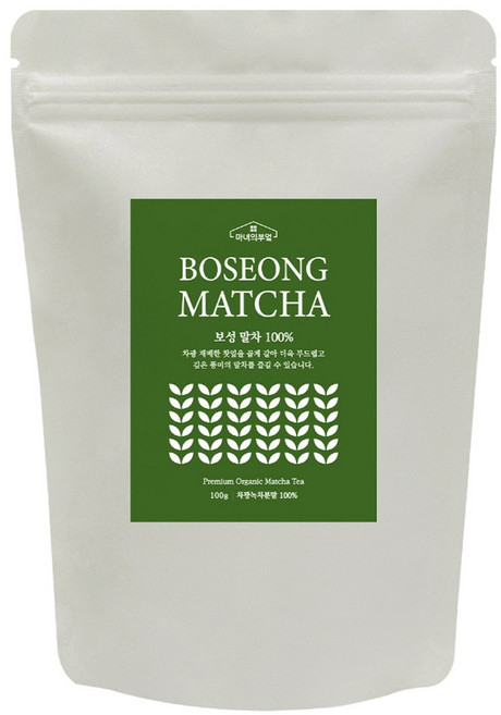 국산 보성 고급 차광 말차 가루 100% 유기농 무가당 파우더 100g, 1개, 1개입