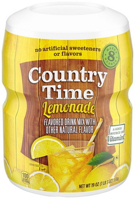 컨츄리타임 레몬에이드 믹스 538g, 538ml, 1개