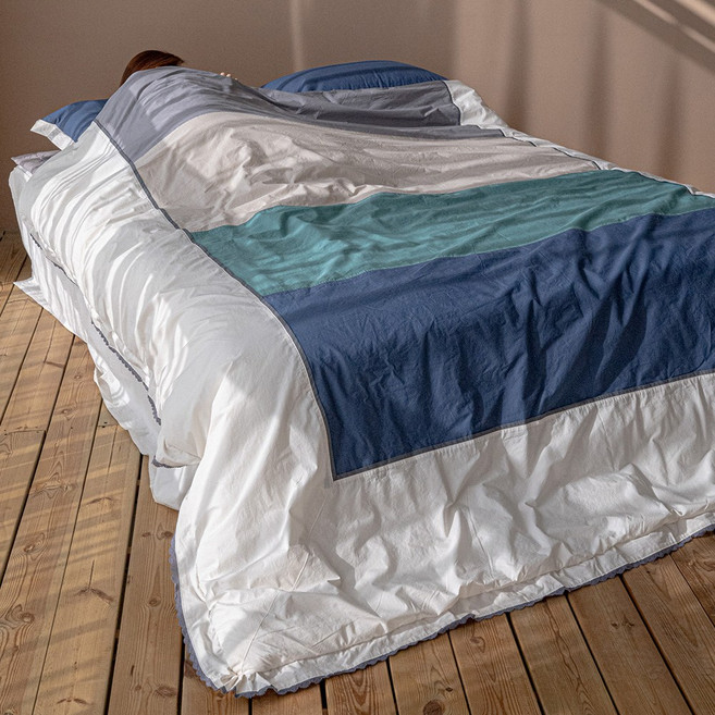 패치 오가닉코튼 면 차렵이불 세트