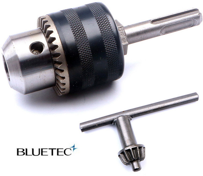 BLUETEC 원터치 드릴척 1.5mm~13mm SDS PLUS 생크 어댑터 함마드릴 해머드릴 햄머드릴 세트 나사산척 셋트 드릴척핸들 포함 아답타 1_2-20UNF 1개
