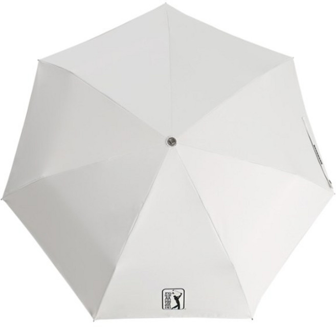 PGA 2단 자동 암막 우양산 양산 우산 UV 자외선 차단 기념품 판촉물 선물, 오프화이트