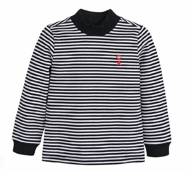 가을겨울)스트라이프반목티(블랙)