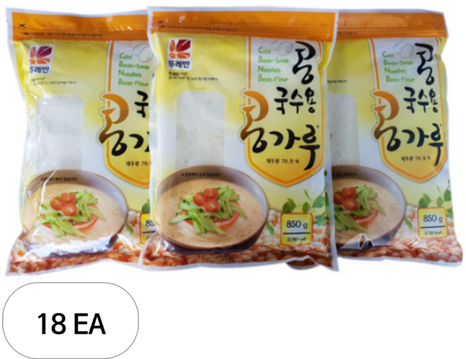 콩국수용 콩가루 850g, 18개