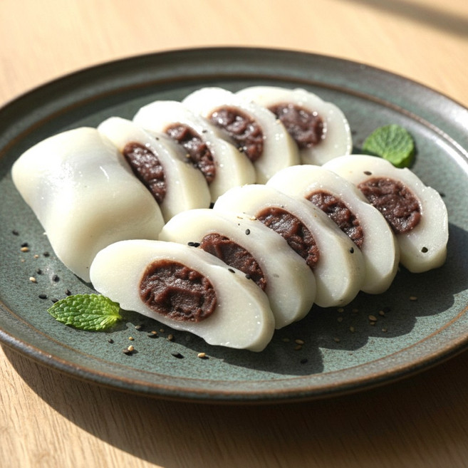 하루한떡 굳지않는 저당 앙금절편(냉동) / 꾸덕한 앙금의 황금비율, 10개, 50g