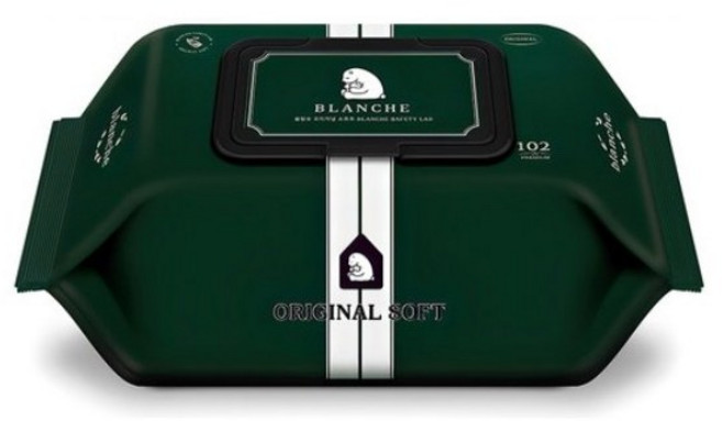 블랑슈 오리지널 소프트 유아물티슈 캡형, 55g, 102매, 5개