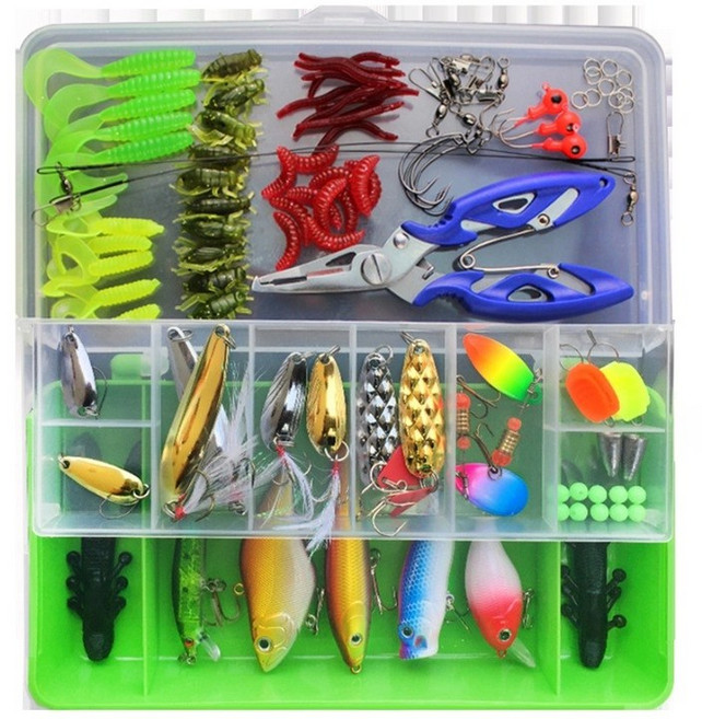 유카 루어낚시 미끼 도구 세트 101종, 1번세트, 1세트