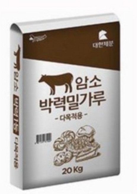 대한제분 곰표 암소 박력 밀가루 20kg, 1개