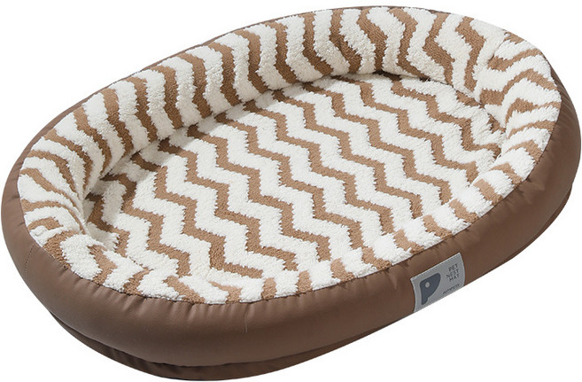 두리앤고 포근한 보온 쿠션 베드 하우스, 1개, 브라운