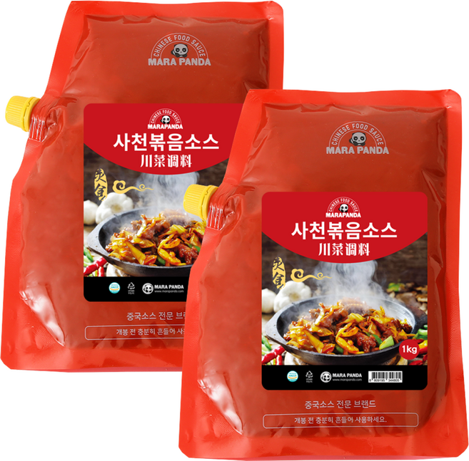 사천볶음소스 업소용, 1kg, 2개