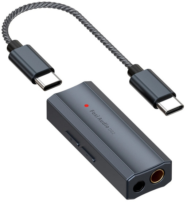 블루투스 미니 헤드폰 앰프 Fosi Audio DS2 미니 오디오 USB DAC 동글 DSD 디코더 앰프 3.5MM 4.4MM 밸런스드, 호주, DS2-2024
