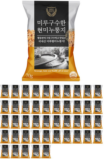 미루구수한 현미누룽지, 70g, 45개