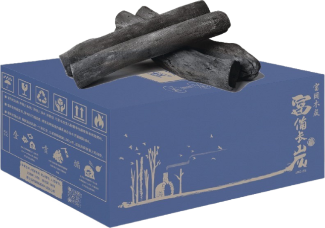 富岡木炭 備長炭 露營烤肉專用 長效耐燒 鎖住食材原味, 15kg, 1個