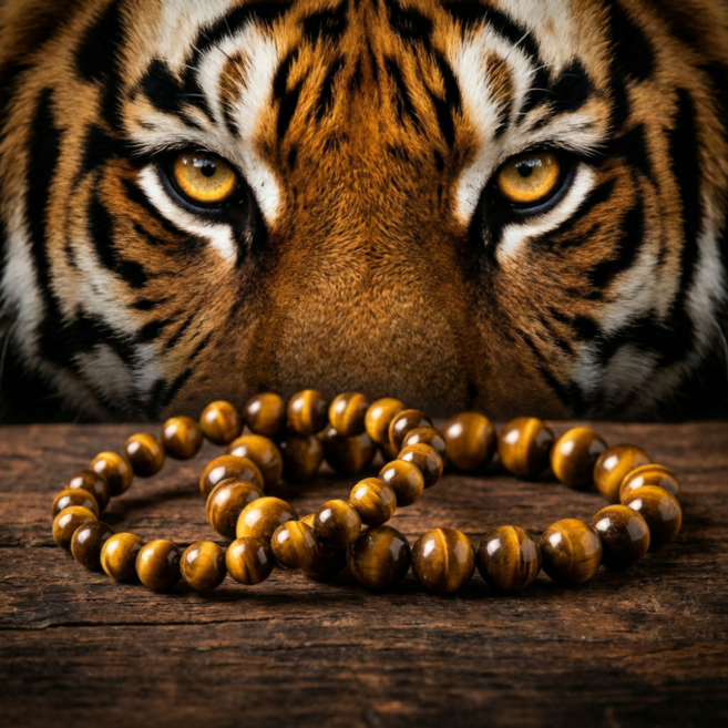 [만사형통] 특A급 호안석 팔찌 액막이 삼재 행운 소원 고급형