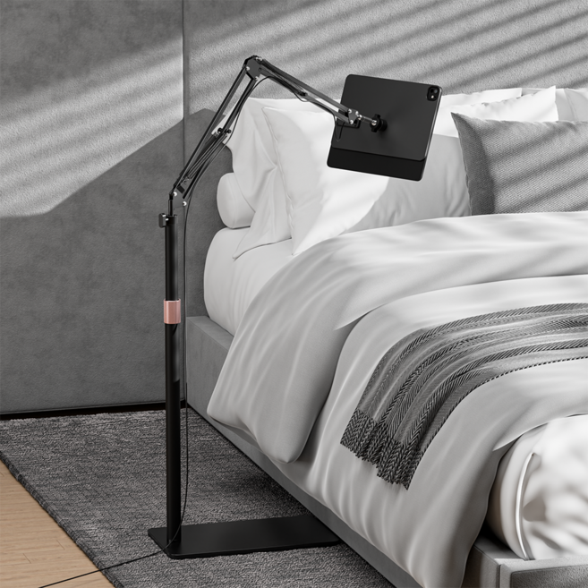 니케 Magcomfort Charge 아이패드 무선충전 마그네틱 거치대, 블랙, 1개, 프로11 (5/6세대 M4/M5)