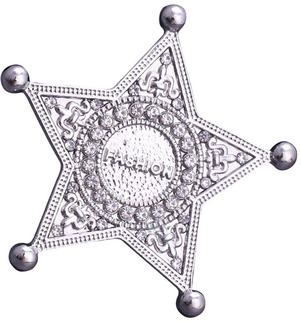Rhinestones Star Brooch Pin Five 뾰족한 스타 브로치 옷깃 핀 금속 브로치 옷깃 핀 핀 스웨터 브로치 핀