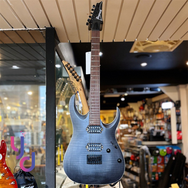 Ibanez RGA42FM 虎紋電吉他 RG系列 24格 印尼製造 速彈搖滾, 消光透明灰 TGF, 1個