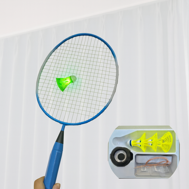 이츠박 셀프배드민턴 연습기 리턴콕(사은품 배드민턴 라켓 2개 포함)