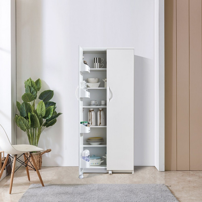 ANNYS 냉장고형 와이드 1600 주방 수납장 16C화이트