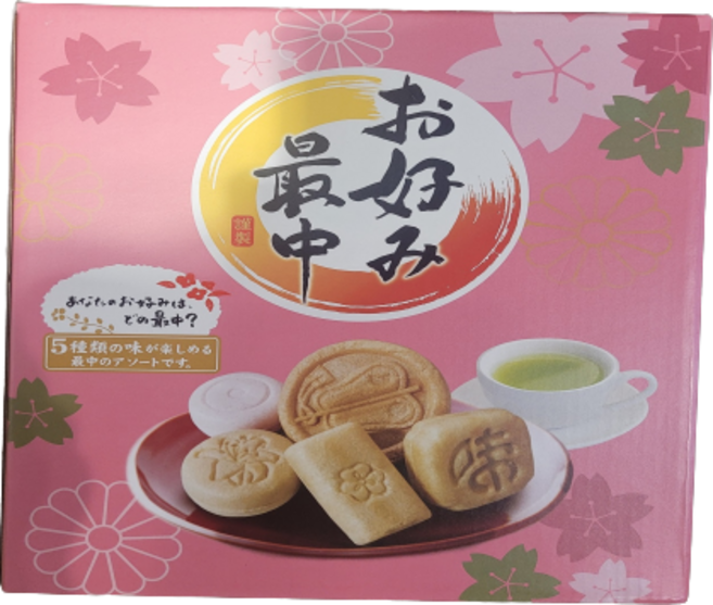 일본 화과자 어르신간식 오코노미 종합 모나카, 1박스, 840g