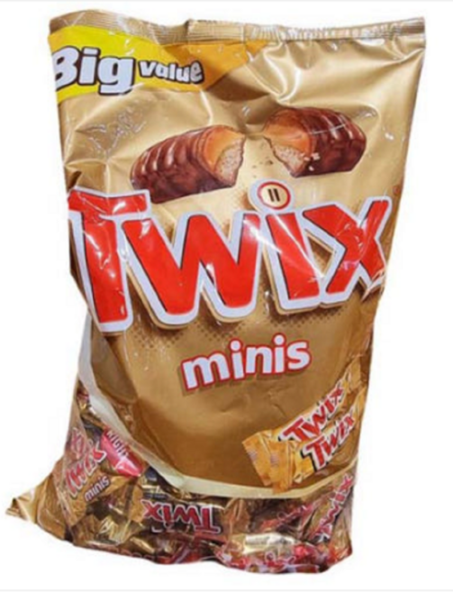 GLOryHY트윅스 미니 초코바 대용량 간식용 초콜릿 x 62봉, 1.4kg, 1개