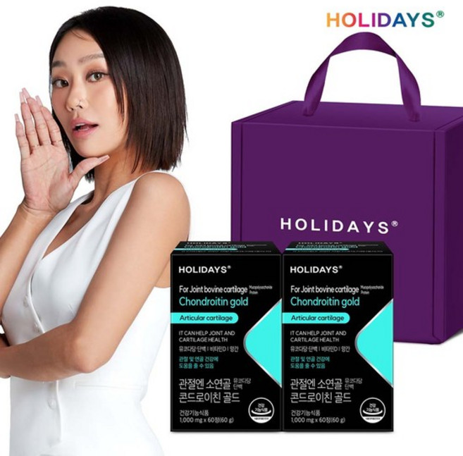 관절엔 소연골 뮤코다당단백 콘드로이친 골드 60정 X 2박스 선물세트
