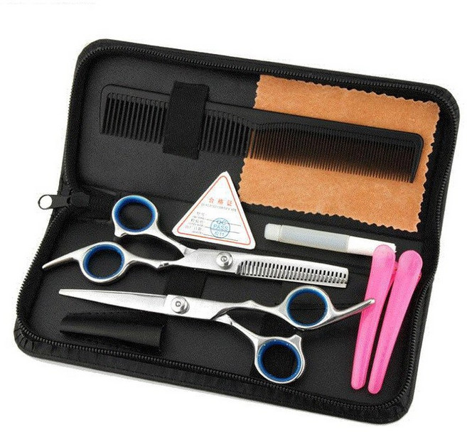 페누스 헤어 미용가위 7종 세트 (준전문가용) 이발 숱 틴닝 앞머리 커트 성인 어린이 아기 유아 가정용 가위 C20, 1세트