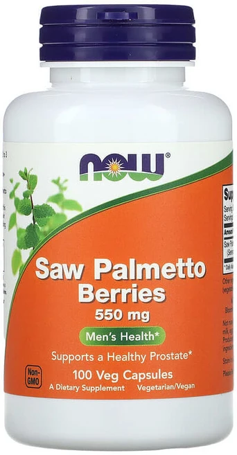 NOW Foods 쏘팔메토 베리 남성 건강 550mg 베지 캡슐 100정 NOW-04747, 1 - 쿠팡