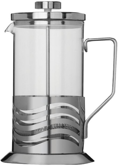 GlassKing 玻璃濾壓壺 350ml, 透明色, 1個, 1000ml