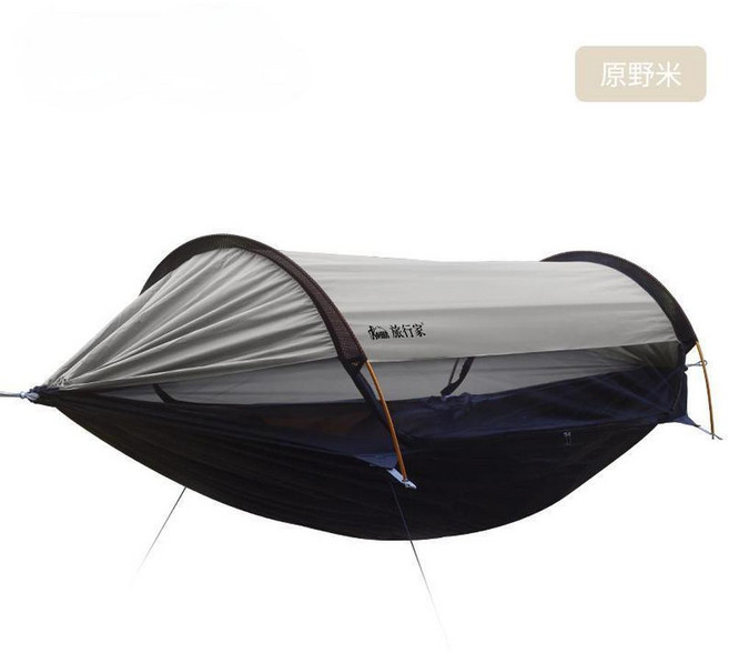 旅行家 防蚊戶外吊床 支援200kg, 飛龍D款 - 270*140cm原野米色