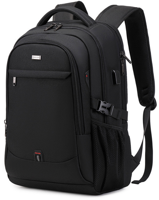 대용량 출퇴근 출장용 17인치 노트북 가방 직장인 비즈니스 대학생 USB 충전 남자 백팩