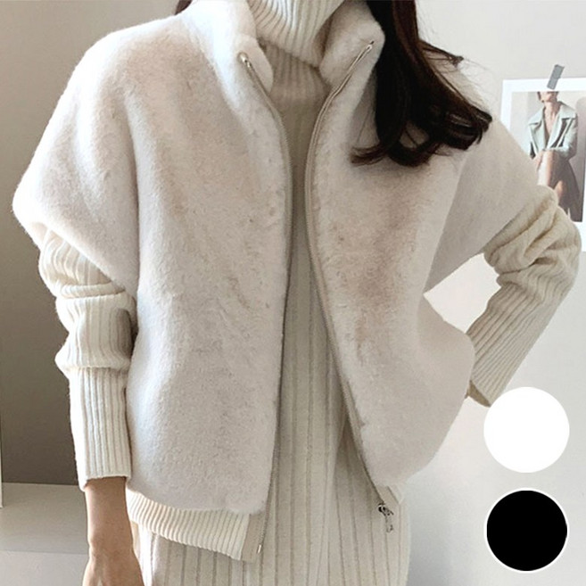 VERIT 숏퍼 커버업 반소매 집업점퍼 조끼 자켓 VT232