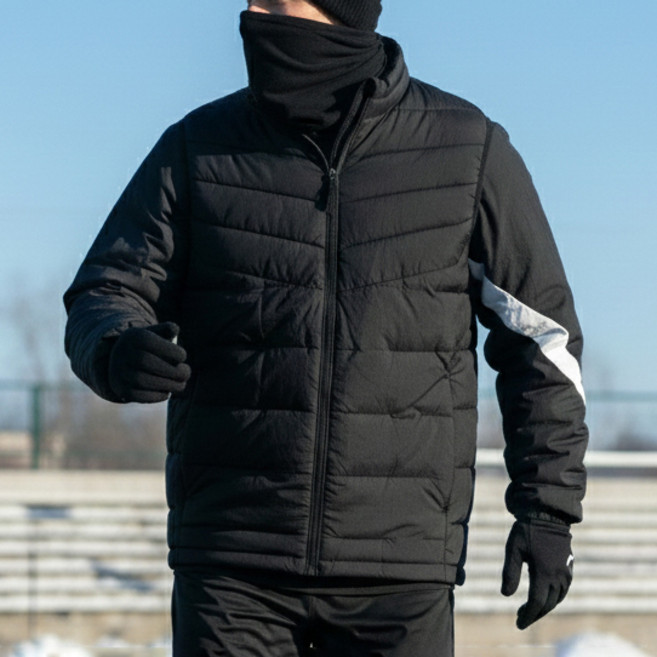 66inch 남녀공용 러닝 경량 패딩 조끼 축구 풋살 스포츠 조끼패딩