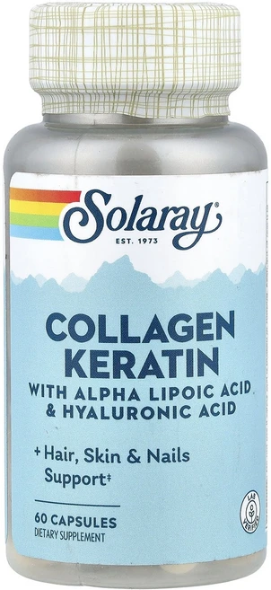 솔라레이 콜라겐 케라틴 캡슐 Solaray Collagen Keratin, 1개 - 쿠팡