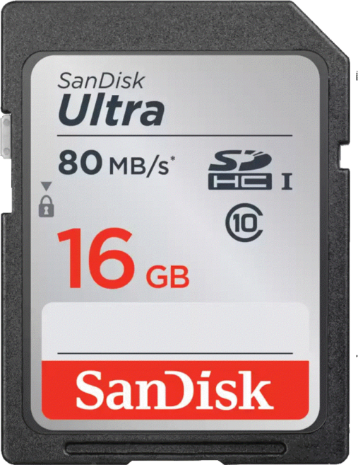 샌디스크 울트라 SD카드, 16GB, 1개