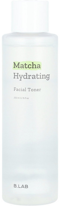 B_Lab 말차 하이드레이팅 페이셜 토너 200ml(6.76fl oz) (판매가 중단된 상품) B_Lab (비 랩), B_Lab, 말차 하이드레이팅 페이셜 토너, 200ml, 1개, 200ml