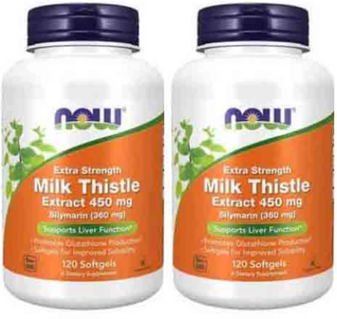 나우푸드 실리마린 밀크시슬 450mg 120정 1+1, 2개 - 쿠팡