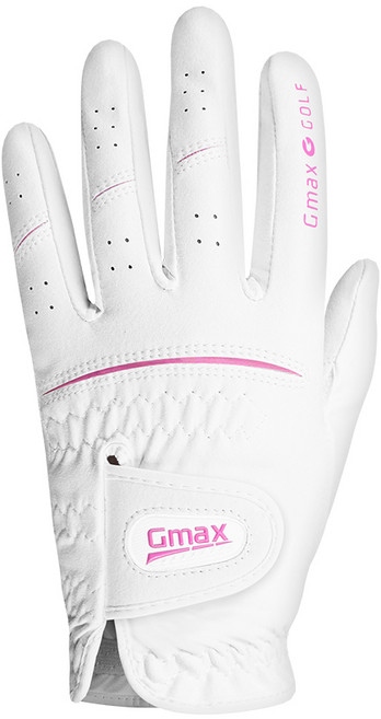 지맥스 여성용 프로그립 극세사 골프장갑 왼손용, 화이트, 1개