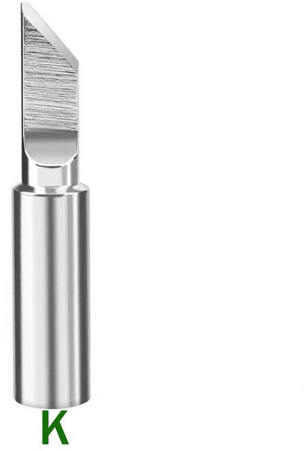 985/907S 무연 납땜 인두 팁 범용 고출력 100/200W B K 플랫 헤드 내부 핫, 02 200W, 01 K, 1개