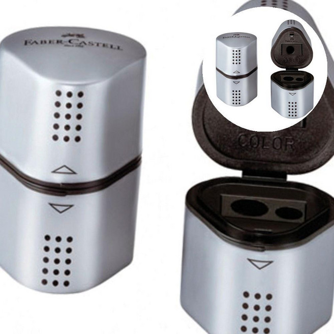 이보상점 트리오 삼각연필깎이 실버 1개입