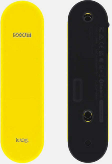 노그 스카우트 자전거 도난경보기, 1개, 블랙