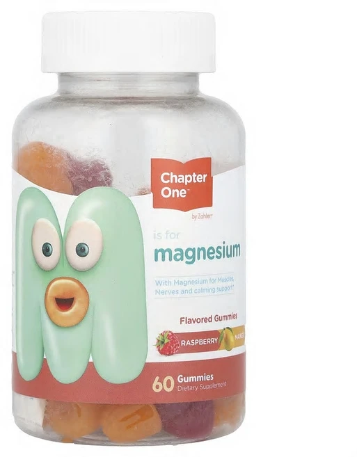 Chapter One 마그네슘 구미젤리 라즈베리 망고 구미젤리 60개(구미젤리 1개당 50mg) CTO-04142, 1개, 60정 - 쿠팡